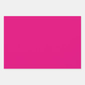 Schlichte lila Debian Carmine Pink Shades 3 Tones Geschenkpapier Set (Vorderseite)