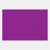 Schlichte Lila Solid Thistle Slate Schattierungen  Geschenkpapier Set (Vorderseite)