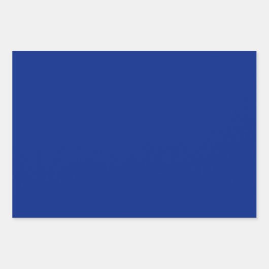 Schlichte Luftauflösung Blauer Schatten 3 Tonne Geschenkpapier Set (Vorderseite)