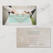 schlichte Miniatur, moderne Fotografie Business Ca Visitenkarte (Vorne/Hinten)