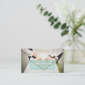 schlichte Miniatur, moderne Fotografie Business Ca Visitenkarte (Stehend Vorderseite)