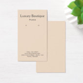 Schlichte Minimal Cream Jewelry Earring Display (Schreibtisch)