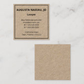 Schlichte, minimale Visitenkarte (Vorne/Hinten)