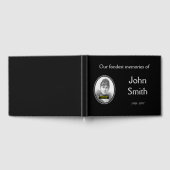 Schlichte, Minimalistische Beerdigung/Gästebuch Gästebuch (Voll)