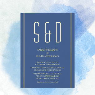 Schlichte Minimalistische Chic Moderne Skripthochz Folieneinladung