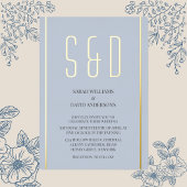 Schlichte Minimalistische Chic Moderne Skripthochz Folieneinladung