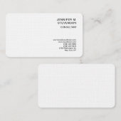 Schlichte Minimalistische, schlichte, reine, einfa Visitenkarte (Vorne/Hinten)