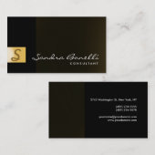 Schlichte moderne Berufliche Unternehmenskarte Visitenkarte (Vorne/Hinten)