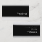 Schlichte moderne Berufliche Unternehmenskarte Visitenkarte (Vorne/Hinten)