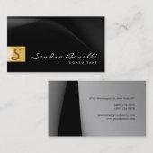 Schlichte moderne Berufliche Unternehmenskarte Visitenkarte (Vorne/Hinten)
