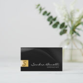 Schlichte moderne Berufliche Unternehmenskarte Visitenkarte (Stehend Vorderseite)