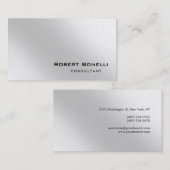 Schlichte moderne Berufliche Unternehmenskarte Visitenkarte (Vorne/Hinten)