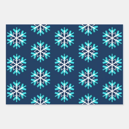 Schlichte, moderne Ferienanlage mit türkisfarbenem Geschenkpapier Set (Vorderseite 3)