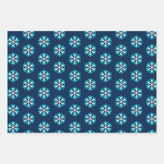 Schlichte, moderne Ferienanlage mit türkisfarbenem Geschenkpapier Set (Vorderseite)