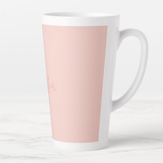 Schlichte moderne Handschrift Milchtasse (Rechts)