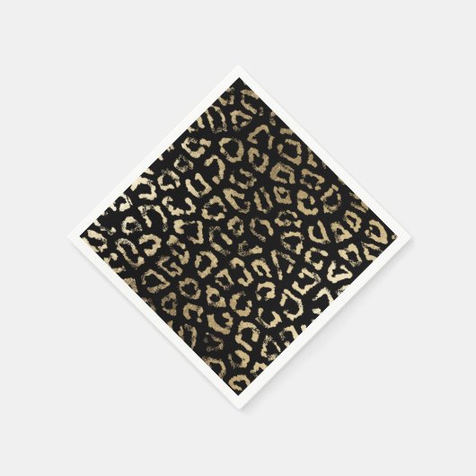 Schlichte, moderne Imitate mit schwarzem Chic Serviette (Ecke)