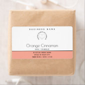 Schlichte moderne Typografie, weißes Herz-Kerzenla (Insitu)