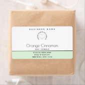 Schlichte moderne Typografie, weißes Herz-Kerzenla (Insitu)