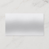 Schlichte moderne Visitenkarte (Rückseite)