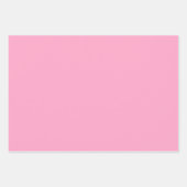 Schlichte Nadeshiko Carnation Pink Shades 3 Tones  Geschenkpapier Set (Vorderseite 2)