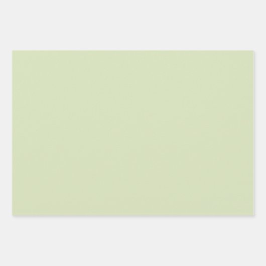 Schlichte Nyanza Pale Gin Green Shades 3 Tones Geschenkpapier Set (Vorderseite 3)