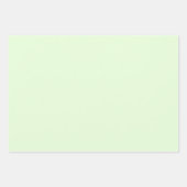 Schlichte Nyanza Pale Gin Green Shades 3 Tones Geschenkpapier Set (Vorderseite)