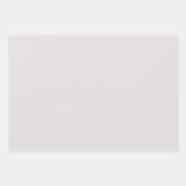 Schlichte Onyx Platinum Payne's Gray Shades 3 Tone Geschenkpapier Set (Vorderseite 3)