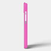 Schlichte Orchideenfarbe, kräftig rosa Case-Mate iPhone Hülle (Rückseite / Links)