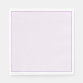 Schlichte Papierservietten (Vorderseite)