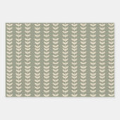 Schlichte Papiertücher Geschenkpapier Set (Vorderseite 3)