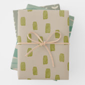 Schlichte Papiertücher Geschenkpapier Set (Beispiel)