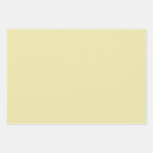 Schlichte Pastel Lush Gold Farbton Tone 3 Geschenkpapier Set (Vorderseite 3)