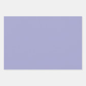 Schlichte Pastel Sky Bell Blue Shades 3 Tones Geschenkpapier Set (Vorderseite 3)