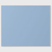 Schlichte Pastellfarben Blau Glocke Geschenkpapier (Flach)