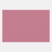 Schlichte, pastellfarbene Rose Geschenkpapier Set (Vorderseite 2)