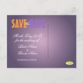 Schlichte Postkarten, Foto Save the Date, Ankündigungspostkarte (Rückseite)