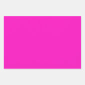 Schlichte Puppenstahl schockiert Rosa Schatten 3 T Geschenkpapier Set (Vorderseite 3)