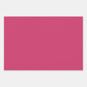 Schlichte Puppenstahl schockiert Rosa Schatten 3 T Geschenkpapier Set (Vorderseite 2)