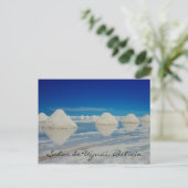 schlichte Pyramiden aus Uyuni-Salz Postkarte (Stehend Vorderseite)