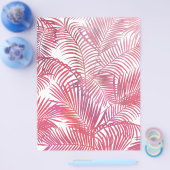 Schlichte rosa Wasserfarbe moderne tropische Palme Flyer (Einzeln)