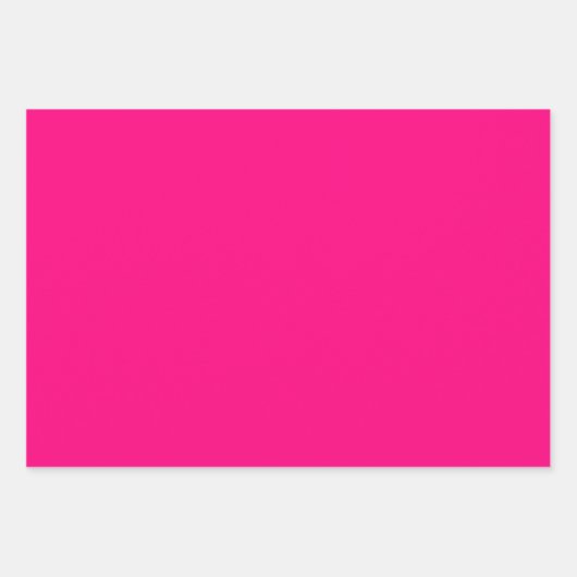 Schlichte Rose Französisch Himbeere Rosa Schatten Geschenkpapier Set (Vorderseite)