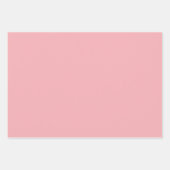 Schlichte Rose Geschenkpapier Set (Vorderseite)