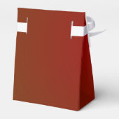 Schlichte Rote Gastgeschenk Hochzeit Geschenkschachtel (Rückseite)