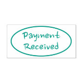 Schlichte Rubber-Briefmarke Permastempel (Design)