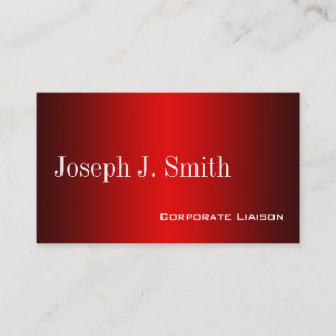 Schlichte Schatten der roten beruflichen Visitenkarte