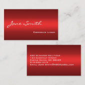 Schlichte Schattierungen Beruflicher Geschäftskart Visitenkarte (Vorne/Hinten)