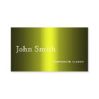 Schlichte Schattierungen von Beruflichen Goldkarte