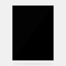 Schlichte Schwarz 18"x24" Akryllische Hochzeitstab Acrylschild