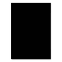Schlichte Schwarze 3,5" x 5" Halbglanzlei Tischnummer