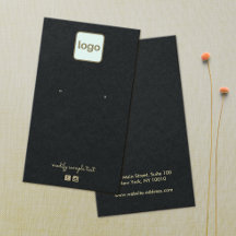 Schlichte Schwarze Anzeige für die Aufnahme von Lo